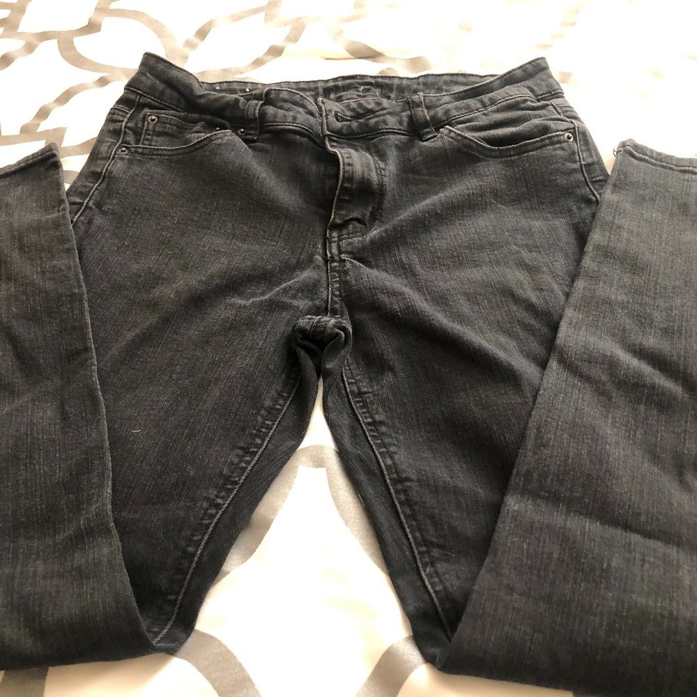 Black Denim Jeans - Rue 21 10R High Rise